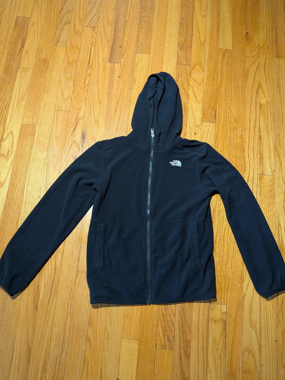 The North Face teen's unisex Black Fleece Hoodie Jacket XL